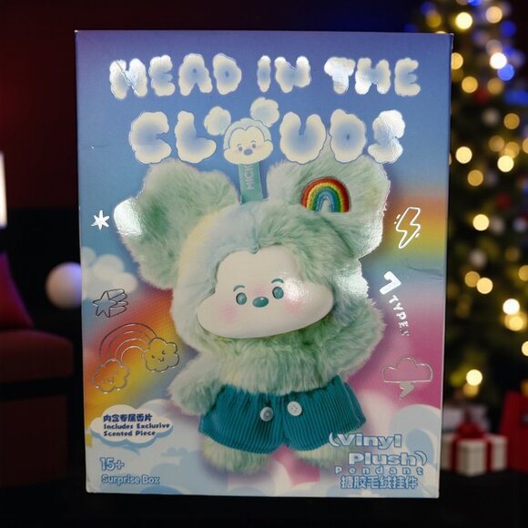 Miniso Disney Mickey  (Blind Box) Head In Clouds Vinyl Plush Pendant - Picture 1 of 2